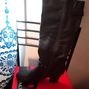 Rialto black knee high boots